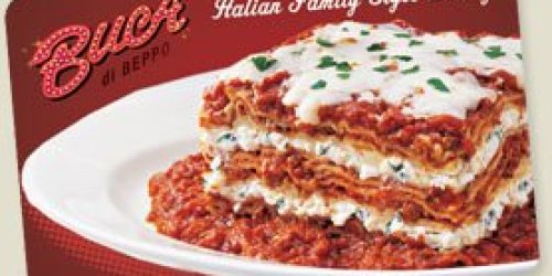 Buca di Beppo: $30 Meal for Only $12 (+ Tip)!