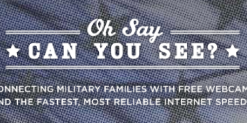 FREE Webcam for Family of Active Duty Military!