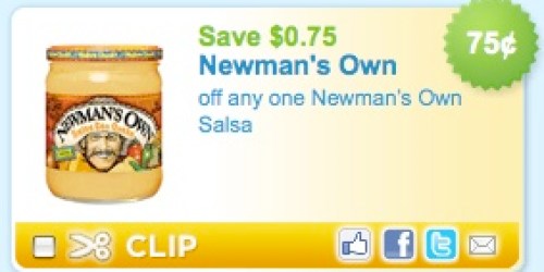 $0.75/1 Newman’s Own Salsa Coupon!