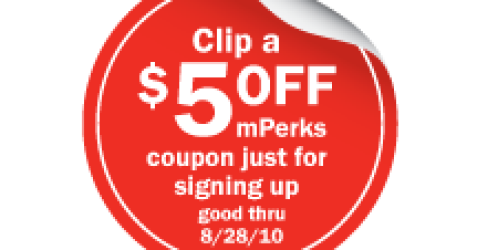Meijer: New mPerks Digital Coupon Program– Digitally Clip a $5 off $5 Coupon!