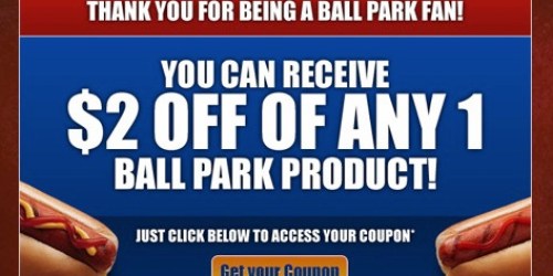 *HOT!* $2 off Any 1 Ball Park Product Coupon!