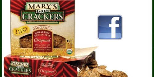FREE Mary's Gone Crackers Sample!