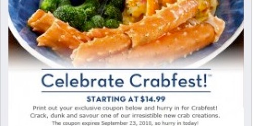 Red Lobster: 2 Printable Lunch & Dinner Coupons!