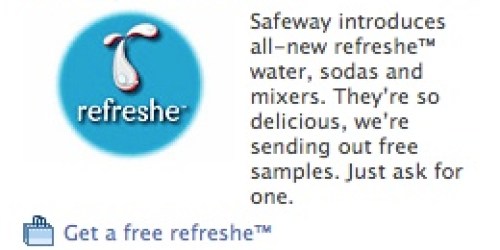 FREE refreshe Drink Sample (Facebook Users)!