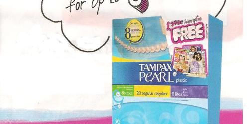 Walmart: Tampax Pearl Free Magazine Promo!