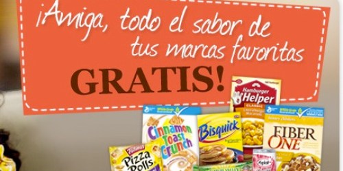 Reminder: FREE General Mills Food Sample (In Spanish)– Still Available to Request!