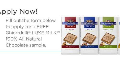 Viewpoints: FREE Ghirardelli Chocolate Samples