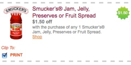 High Value $1.50/1 Smucker's Jelly Coupon!