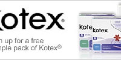 3 FREE Kotex Sample Packs (New Links?!)