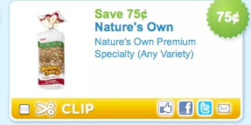 New Coupons: Nature's Own, Almay + More!