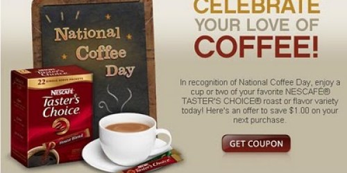 New $1/1 Nescafe Coupon = FREE at CVS