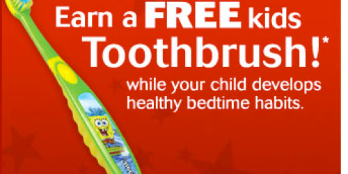 FREE Colgate Kids Character Toothbrush!