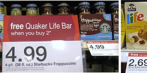 Target: Starbucks Frappuccino & Quaker Life Deal