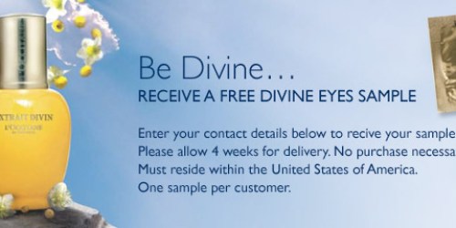 FREE  L'Occitane Divine Eyes Sample