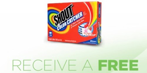 FREE Shout Color catcher Sample (New Offer!)