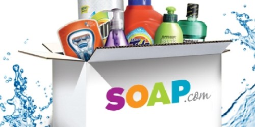 Groupon: *HOT!* $20 Soap.com Voucher ONLY $10 (Includes Shipping!!)