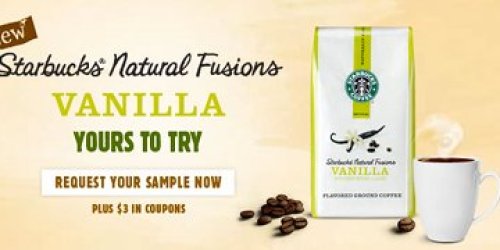 FREE Sample of Starbucks Natural Fusions Coffee (New Offer!)
