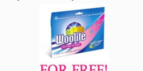 FREE WOOLITE Dry Cleaner's Secret Sample