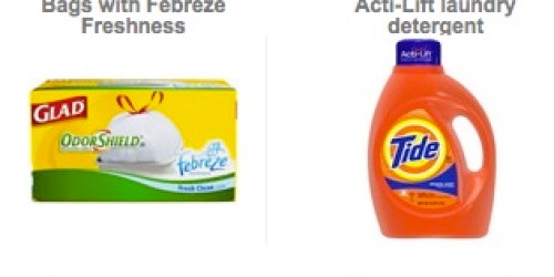 FREE Glad Trash Bags AND Tide Detergent Sample
