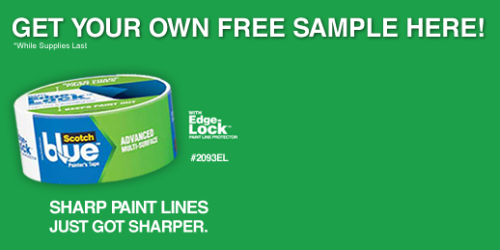 FREE ScotchBlue Painter's Tape Sample
