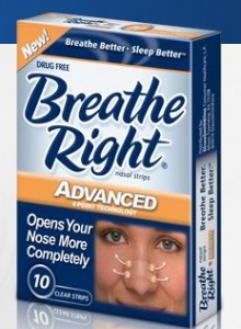 FREE Breathe Right Strips Sample