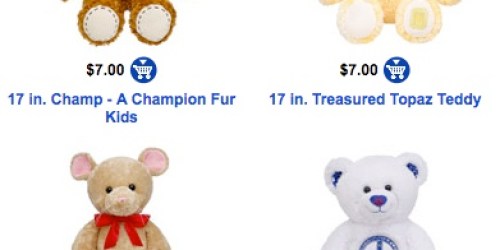 Build-A-Bear: $7 Cyber Monday Bears + Free Shipping on $50 (& $10 Gift Card for $5!)