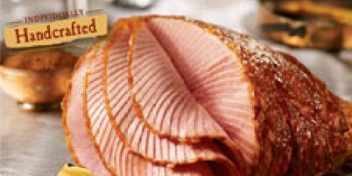 Save $8 on one 8lb Honey Baked Ham