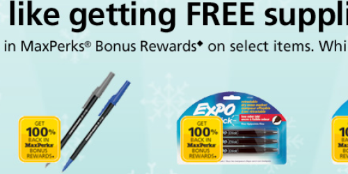 OfficeMax: FREE Pens AND Markers after 100% MaxPerks Rewards + More