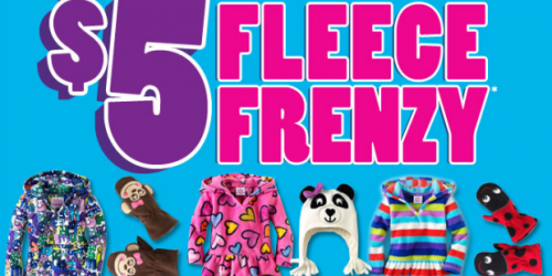 The Children's Place: $5 Fleece Frenzy + 20% Off Code + FREE Shipping + 4% Cash Back