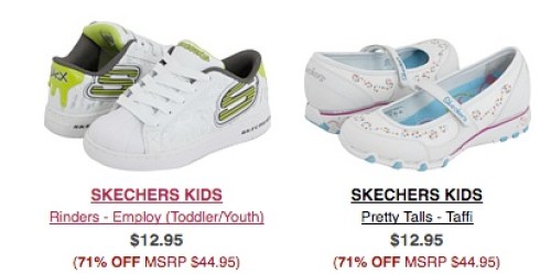 6pm.com: Sketchers Shoes Only $12.95