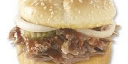 Dickey's Barbecue Pit: $1 Pulled Pork Sandwiches