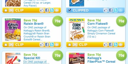 Lots of New Kellogg's Cereal Coupons + More