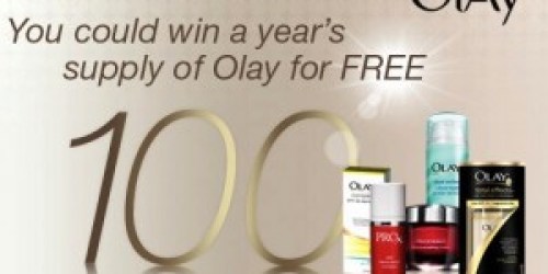 Enter to Win a Year's Supply of Olay Products