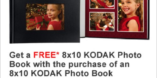 Buy 1 Get 1 Free Kodak Photo Book Coupon (New Link!) = FREE at CVS Starting 12/26