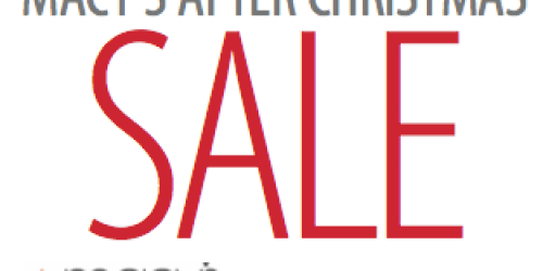 Macy's and JC Penney's After Christmas Sales: $10 Off Your $25 Purchase (12/26 and 12/27)!