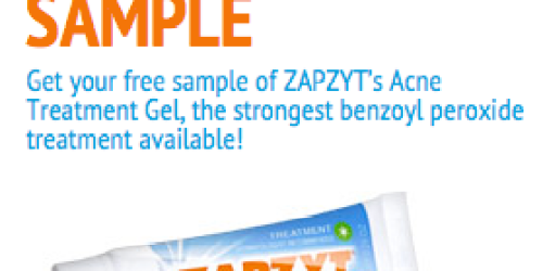 FREE Sample ZAPZYT's Acne Treatment Gel!