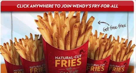 Wendy's: FREE Natural-Cut Fries with Sea Salt (New Offer!)