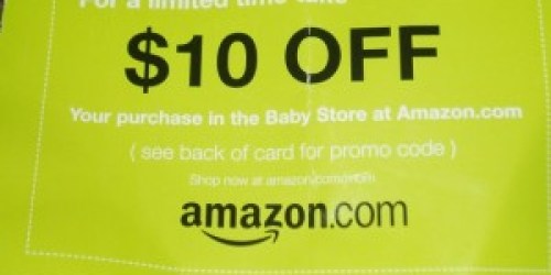 Did You Receive a $10 Amazon Baby Store Coupon?!