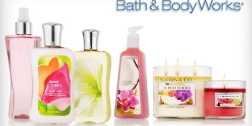 Groupon: 50% off Bath & Body Works' Online Store