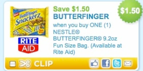 *HOT!* $1.50/1 Butterfinger Fun Size Bag Coupon
