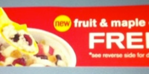 McDonald's: Coupon For FREE Fruit & Maple Oatmeal Found in Silverware Packages?!