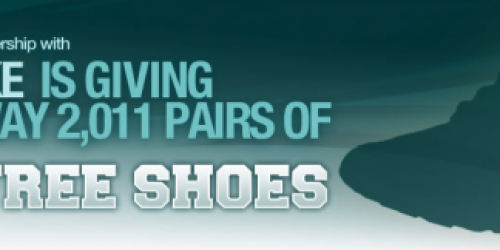 Dr. Oz Giveaway: Win Free Nike Shoes (Starts 1/4)