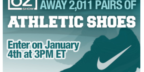 Reminder: Dr. Oz Nike Shoe Giveaway Goes Live at 3pm EST!!
