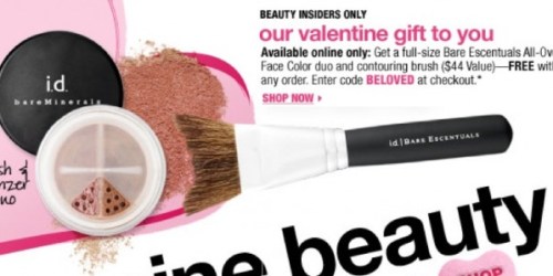 Sephora: FREE Full-Size Bare Escentuals Face Color Duo and Brush ($44 Value!) With ANY Purchase