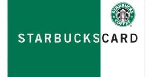 *HOT!* $5 Starbucks Gift Card for $1 Shipped