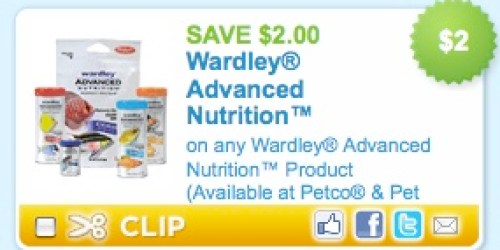 A Few Coupons.com Coupons have Reset?! (+ $2/1 Wardley Nutrition Coupon = FREE Fish Food!)