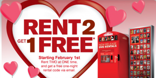 Redbox: Rent 2 Get 1 Free (Through 2/14!)