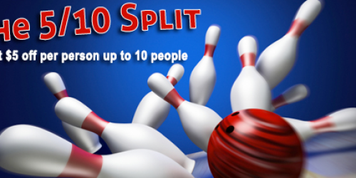 AMF Bowling: $5 Off Per Person (Up To $50 Off!)