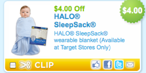 *HOT!* $4/1 HALO SleepSack Blanket Coupon