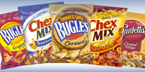*HOT!* $4/4 Bugles, Chex Mix, Gardetto's, or Betty Crocker Fruit Snacks Coupon